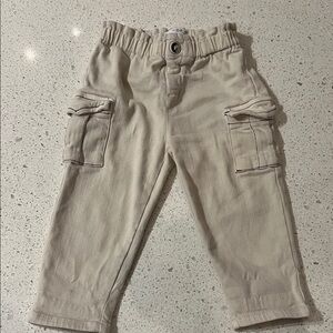 Zara Kids Tan Cargo Pants